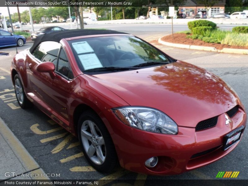 Sunset Pearlescent / Medium Gray 2007 Mitsubishi Eclipse Spyder GS