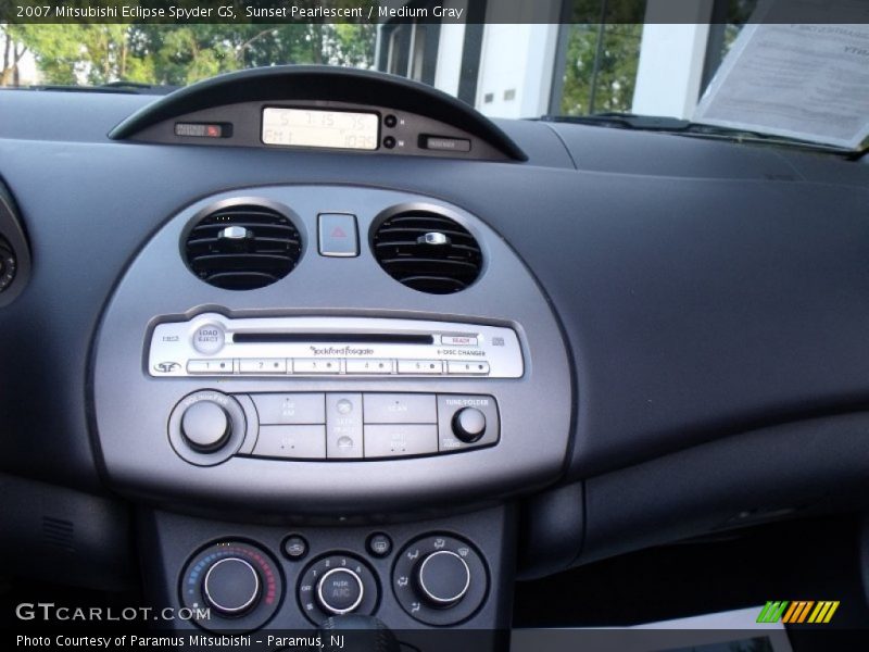 Sunset Pearlescent / Medium Gray 2007 Mitsubishi Eclipse Spyder GS
