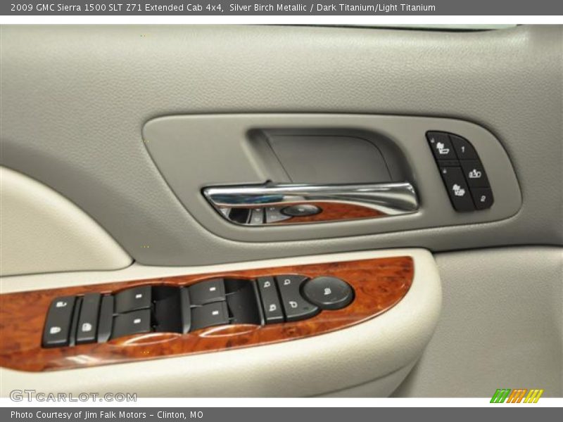 Silver Birch Metallic / Dark Titanium/Light Titanium 2009 GMC Sierra 1500 SLT Z71 Extended Cab 4x4