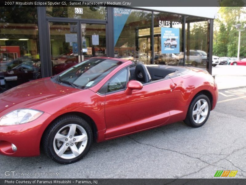 Sunset Pearlescent / Medium Gray 2007 Mitsubishi Eclipse Spyder GS