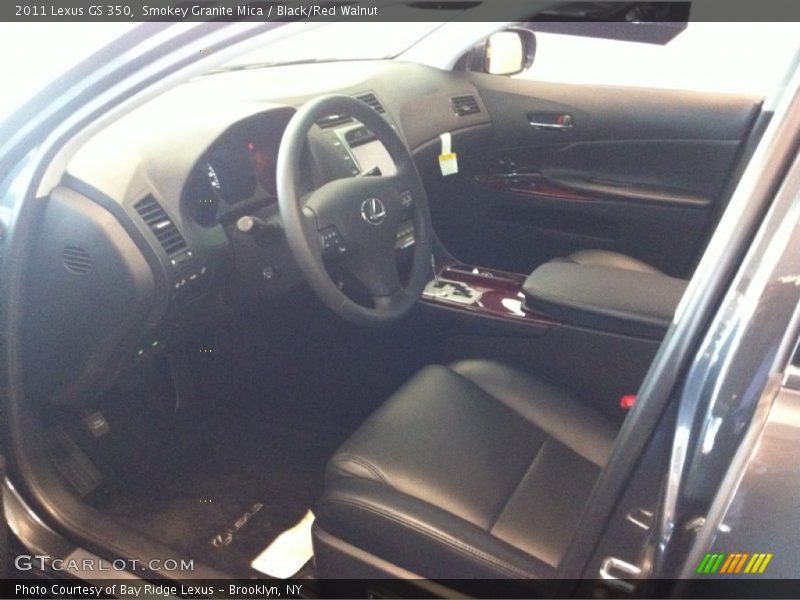 Smokey Granite Mica / Black/Red Walnut 2011 Lexus GS 350