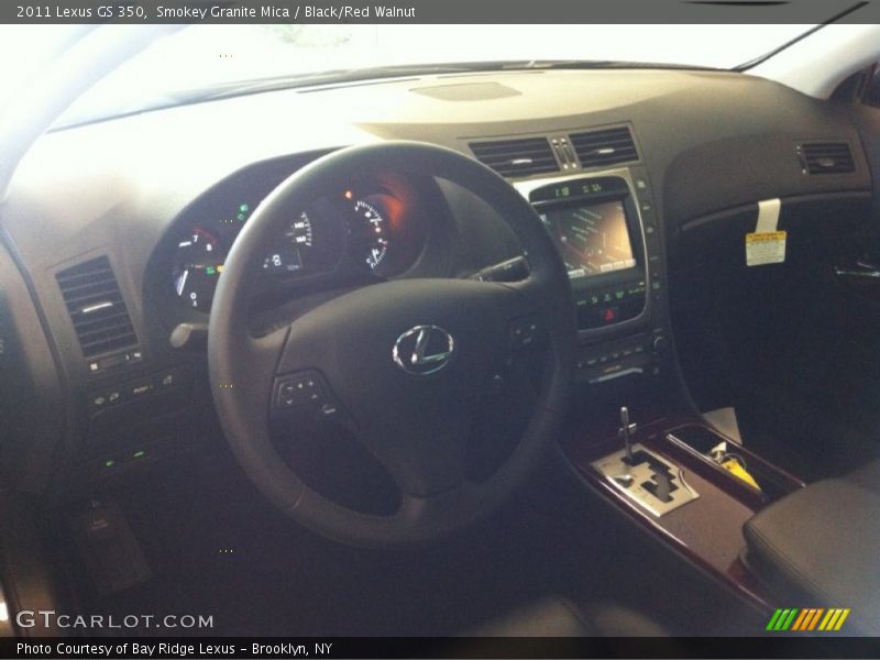 Smokey Granite Mica / Black/Red Walnut 2011 Lexus GS 350