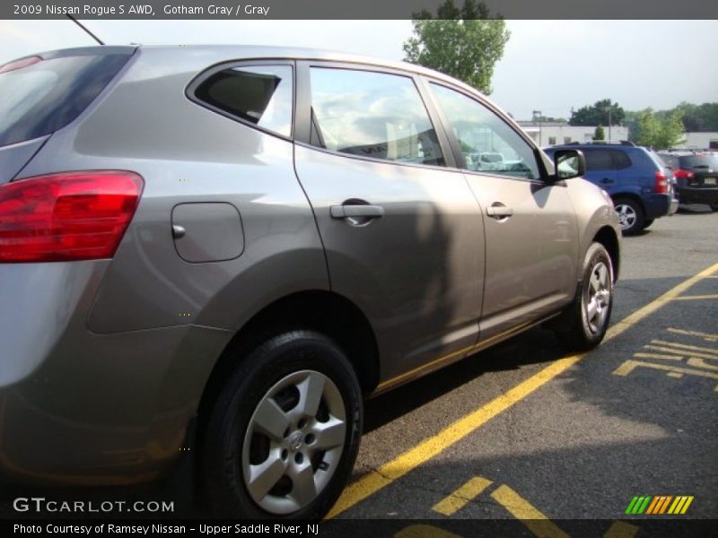 Gotham Gray / Gray 2009 Nissan Rogue S AWD