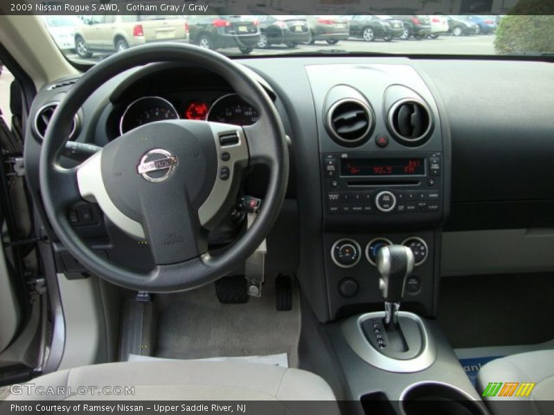 Gotham Gray / Gray 2009 Nissan Rogue S AWD