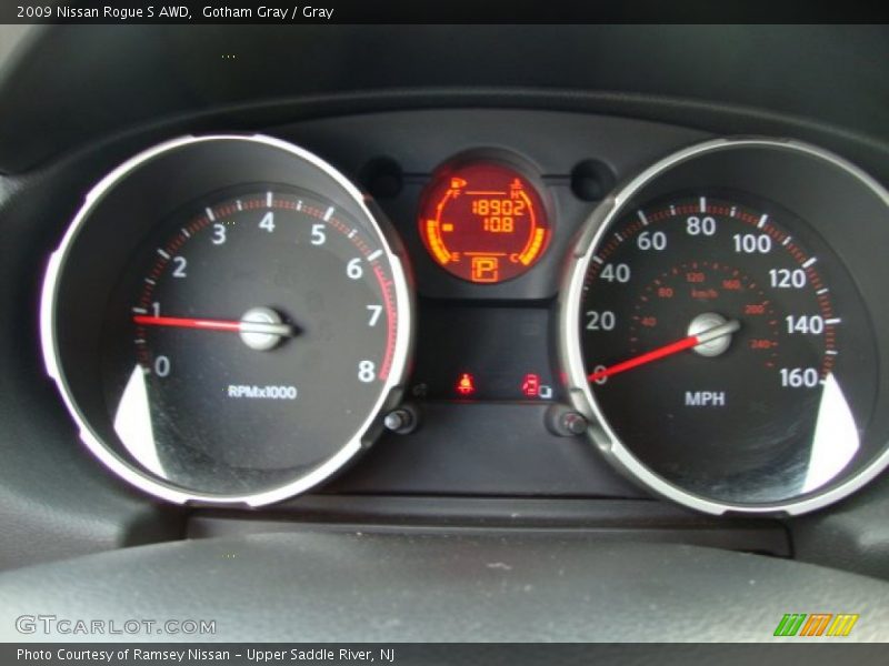 Gotham Gray / Gray 2009 Nissan Rogue S AWD