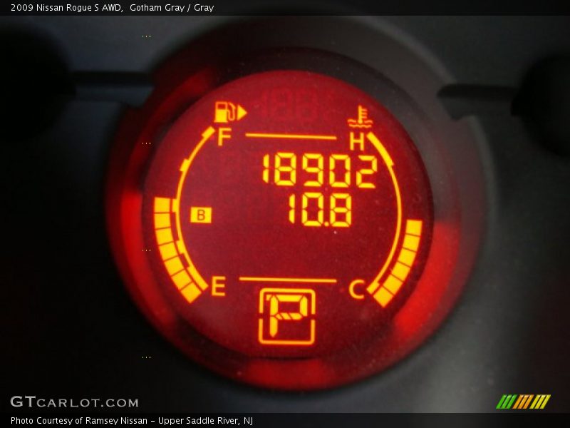 Gotham Gray / Gray 2009 Nissan Rogue S AWD