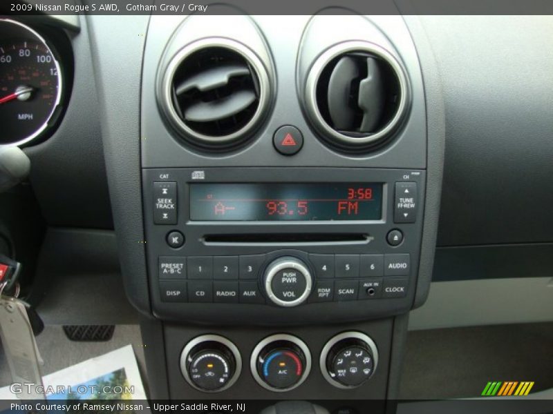 Gotham Gray / Gray 2009 Nissan Rogue S AWD