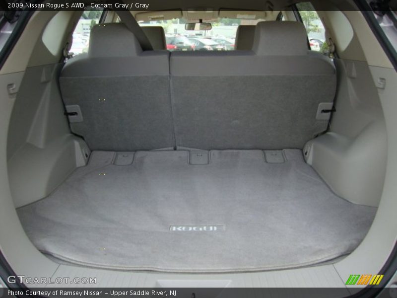 Gotham Gray / Gray 2009 Nissan Rogue S AWD