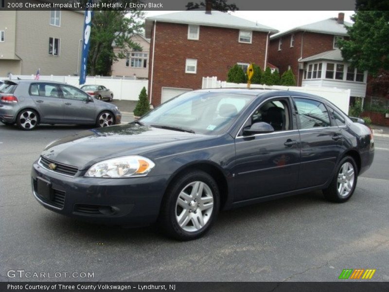 Slate Metallic / Ebony Black 2008 Chevrolet Impala LT