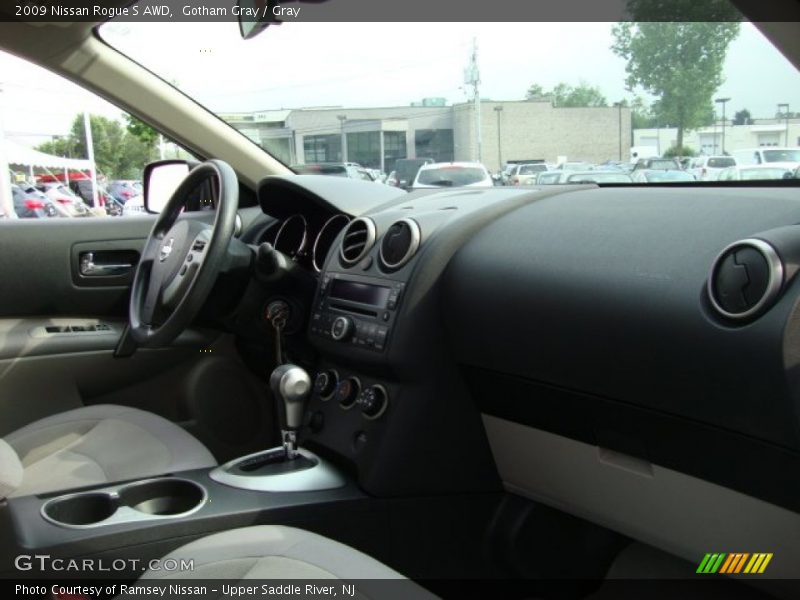 Gotham Gray / Gray 2009 Nissan Rogue S AWD