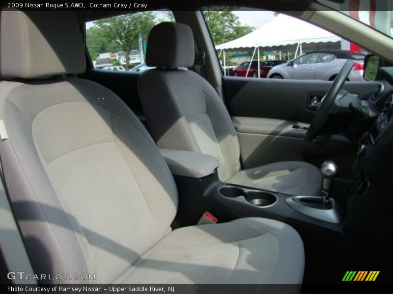 Gotham Gray / Gray 2009 Nissan Rogue S AWD