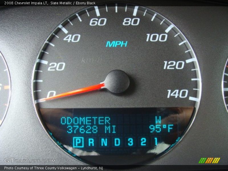 Slate Metallic / Ebony Black 2008 Chevrolet Impala LT