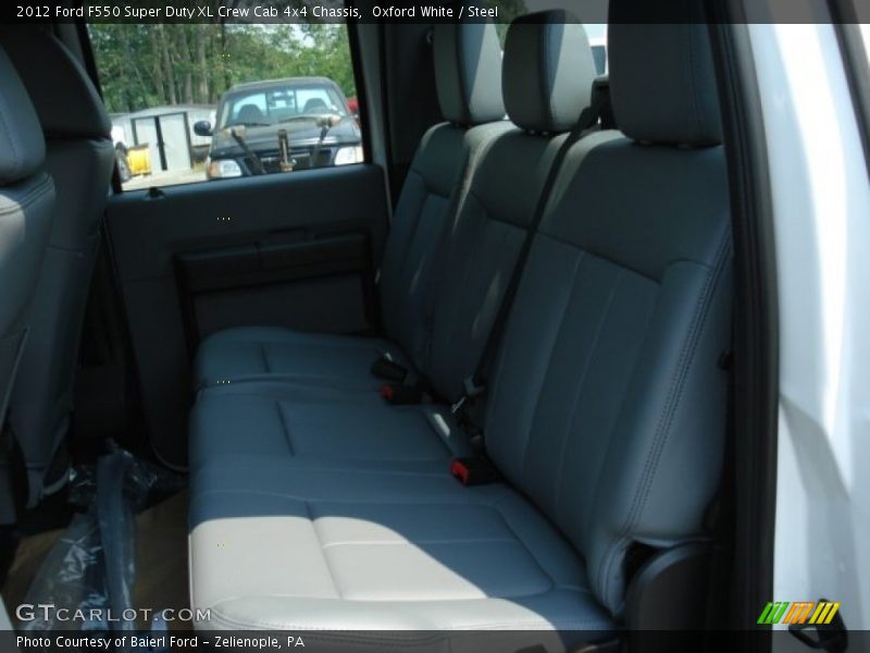 Oxford White / Steel 2012 Ford F550 Super Duty XL Crew Cab 4x4 Chassis
