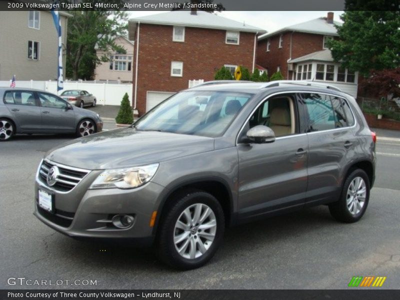 Alpine Grey Metallic / Sandstone 2009 Volkswagen Tiguan SEL 4Motion