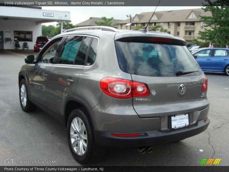 Alpine Grey Metallic / Sandstone 2009 Volkswagen Tiguan SEL 4Motion