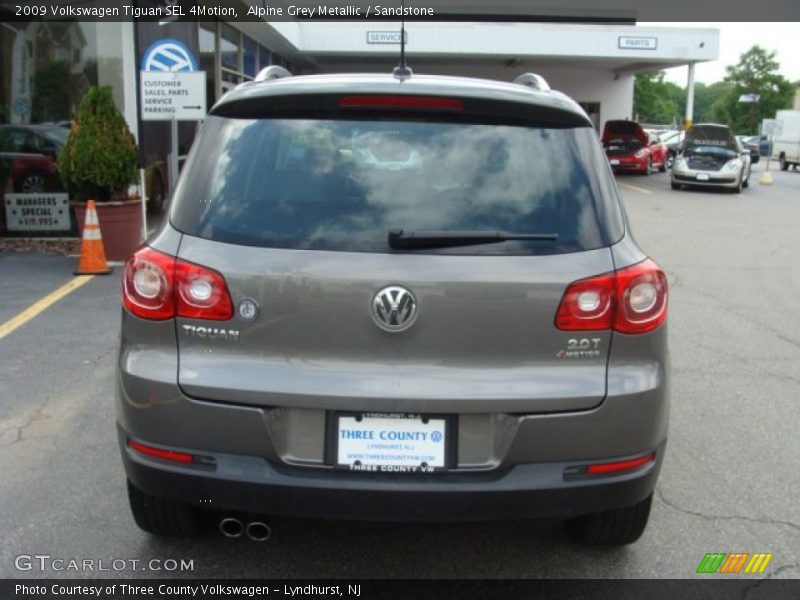 Alpine Grey Metallic / Sandstone 2009 Volkswagen Tiguan SEL 4Motion