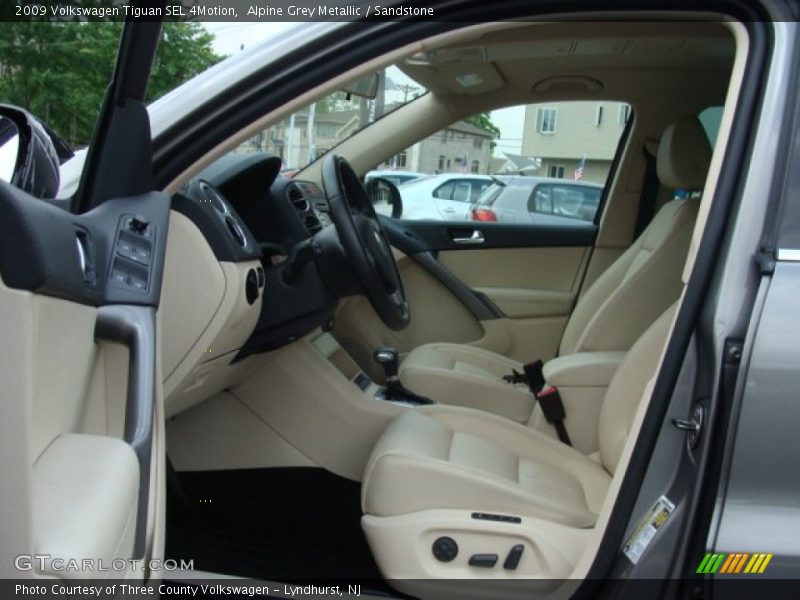 Alpine Grey Metallic / Sandstone 2009 Volkswagen Tiguan SEL 4Motion