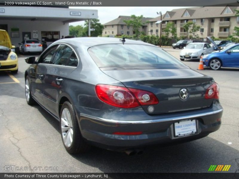 Island Grey Metallic / Black 2009 Volkswagen CC Sport