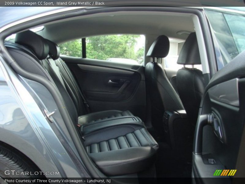 Island Grey Metallic / Black 2009 Volkswagen CC Sport