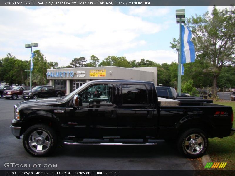 Black / Medium Flint 2006 Ford F250 Super Duty Lariat FX4 Off Road Crew Cab 4x4