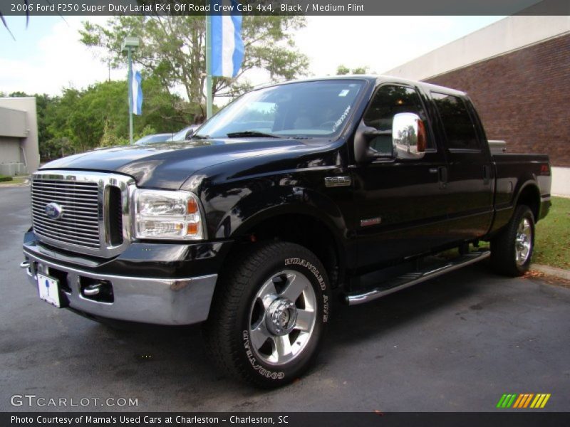 Black / Medium Flint 2006 Ford F250 Super Duty Lariat FX4 Off Road Crew Cab 4x4