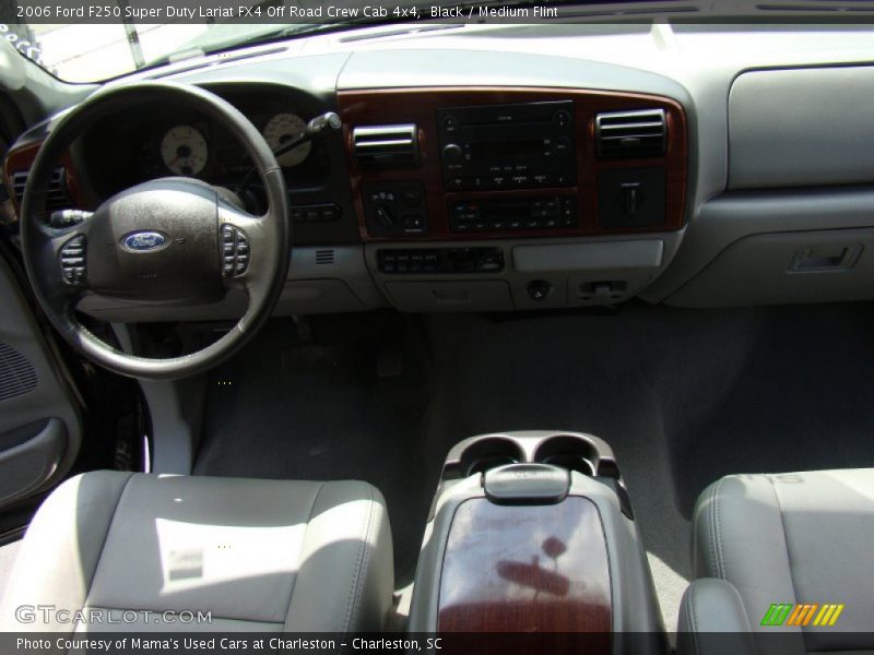 Black / Medium Flint 2006 Ford F250 Super Duty Lariat FX4 Off Road Crew Cab 4x4