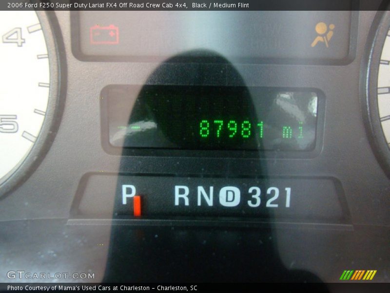 Black / Medium Flint 2006 Ford F250 Super Duty Lariat FX4 Off Road Crew Cab 4x4
