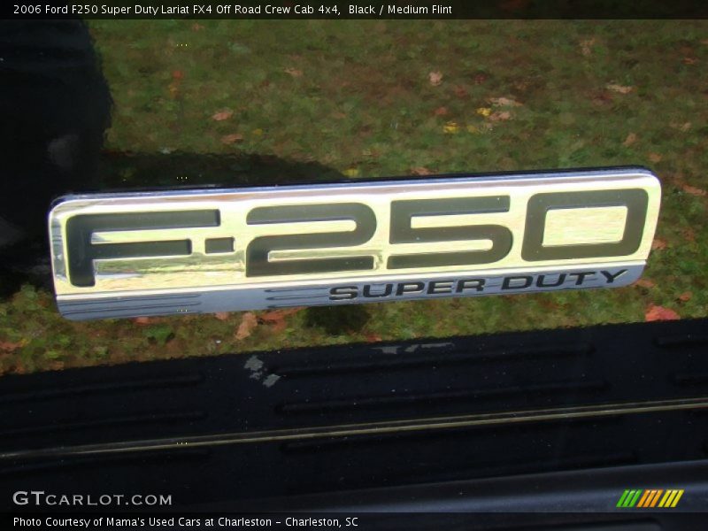 Black / Medium Flint 2006 Ford F250 Super Duty Lariat FX4 Off Road Crew Cab 4x4