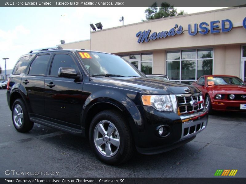 Tuxedo Black Metallic / Charcoal Black 2011 Ford Escape Limited