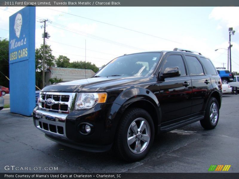 Tuxedo Black Metallic / Charcoal Black 2011 Ford Escape Limited