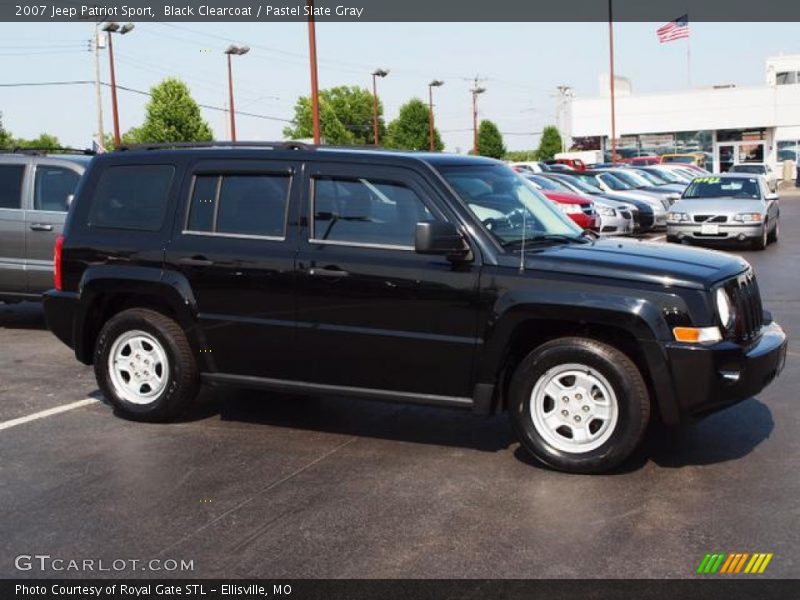 Black Clearcoat / Pastel Slate Gray 2007 Jeep Patriot Sport