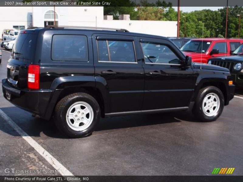 Black Clearcoat / Pastel Slate Gray 2007 Jeep Patriot Sport