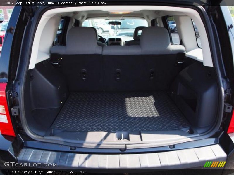 Black Clearcoat / Pastel Slate Gray 2007 Jeep Patriot Sport