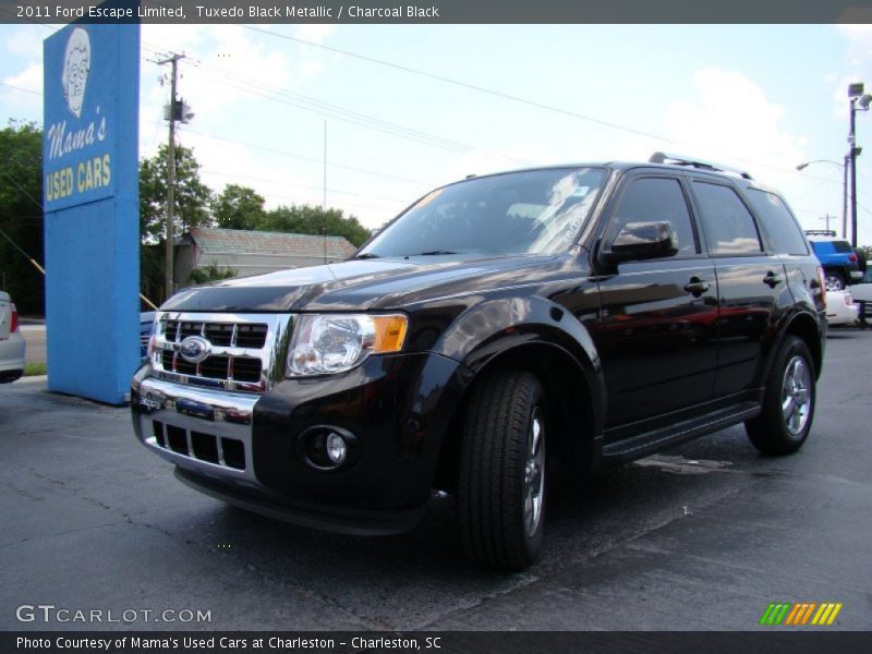 Tuxedo Black Metallic / Charcoal Black 2011 Ford Escape Limited