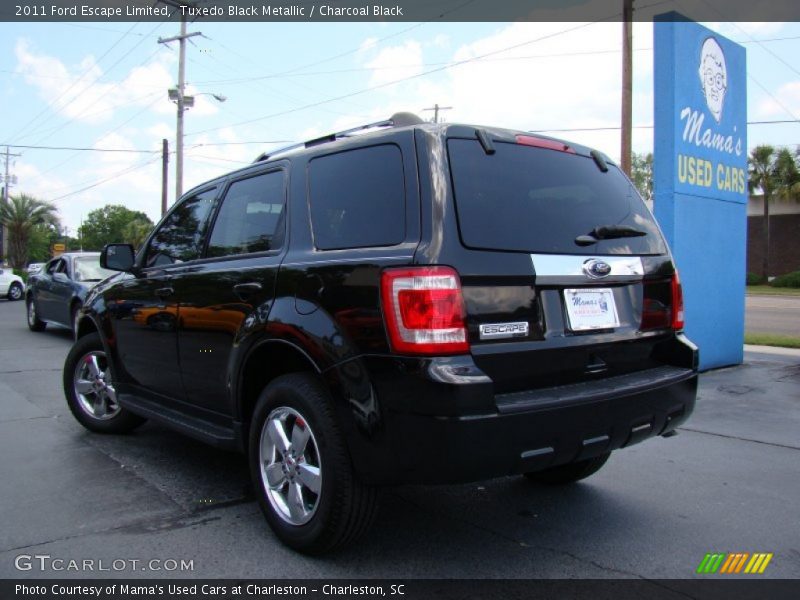 Tuxedo Black Metallic / Charcoal Black 2011 Ford Escape Limited