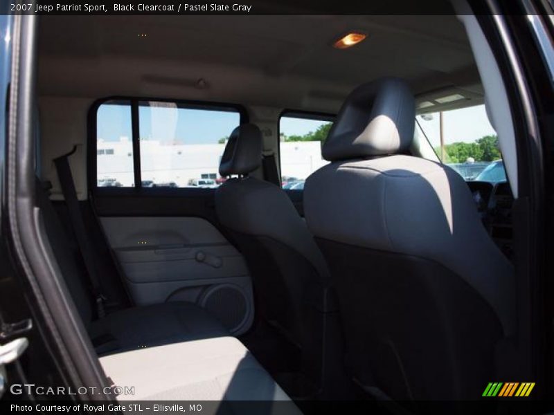 Black Clearcoat / Pastel Slate Gray 2007 Jeep Patriot Sport