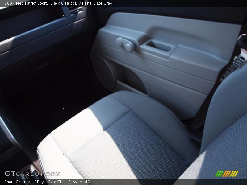 Black Clearcoat / Pastel Slate Gray 2007 Jeep Patriot Sport