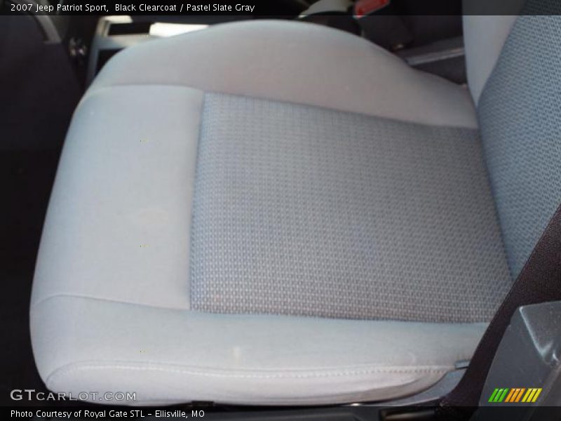 Black Clearcoat / Pastel Slate Gray 2007 Jeep Patriot Sport
