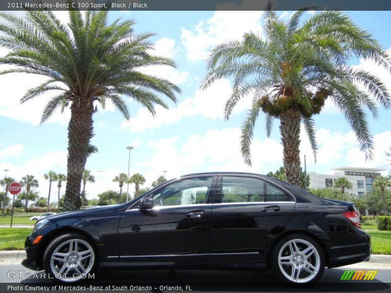 Black / Black 2011 Mercedes-Benz C 300 Sport