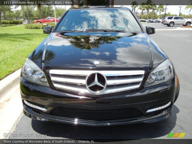 Black / Black 2011 Mercedes-Benz C 300 Sport