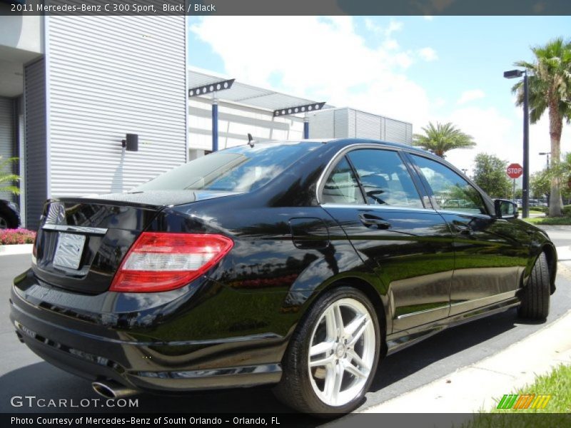 Black / Black 2011 Mercedes-Benz C 300 Sport