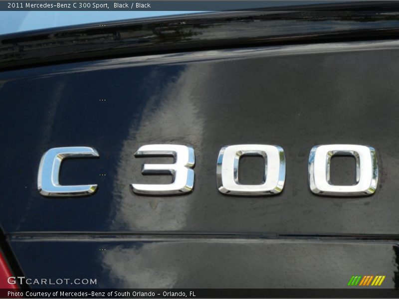 Black / Black 2011 Mercedes-Benz C 300 Sport