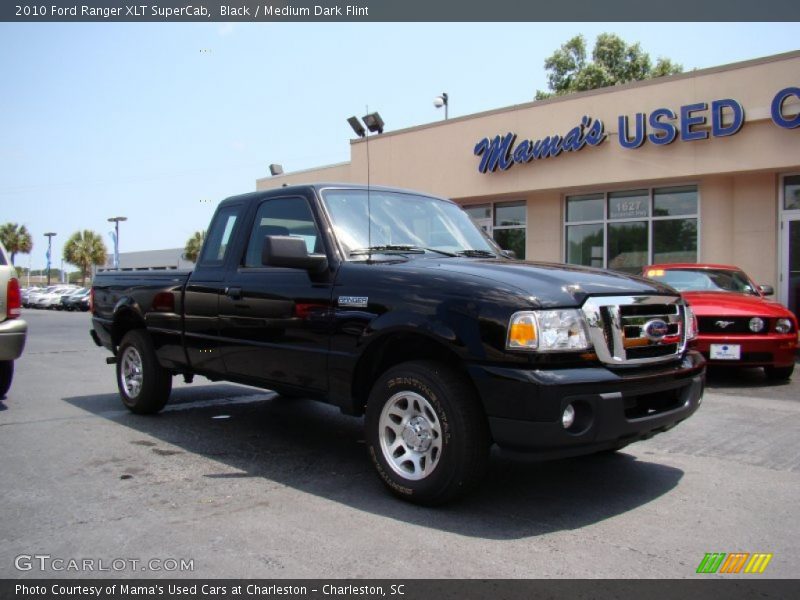 Black / Medium Dark Flint 2010 Ford Ranger XLT SuperCab