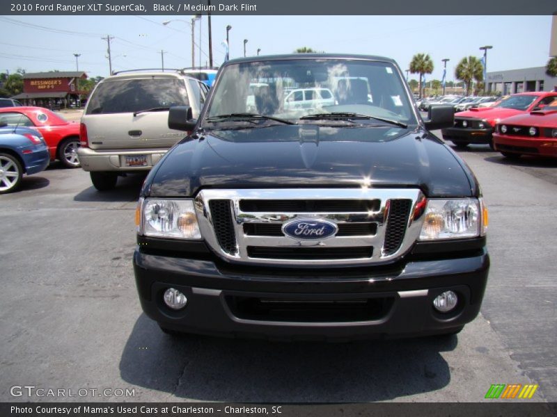 Black / Medium Dark Flint 2010 Ford Ranger XLT SuperCab
