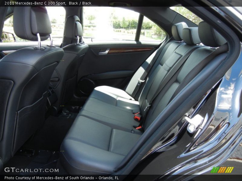 Black / Black 2011 Mercedes-Benz C 300 Sport