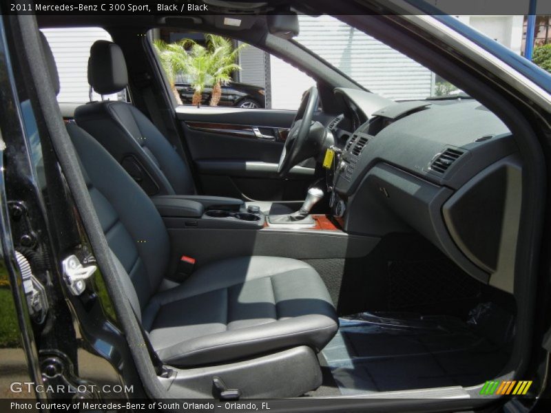 Black / Black 2011 Mercedes-Benz C 300 Sport
