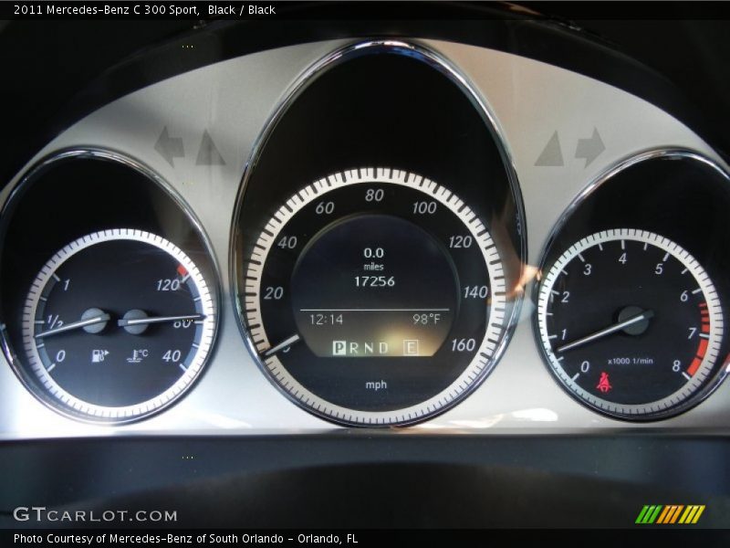 Black / Black 2011 Mercedes-Benz C 300 Sport