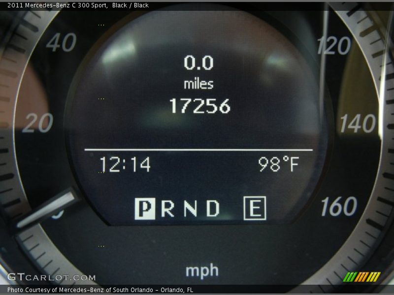 Black / Black 2011 Mercedes-Benz C 300 Sport