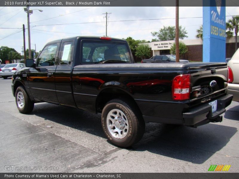 Black / Medium Dark Flint 2010 Ford Ranger XLT SuperCab