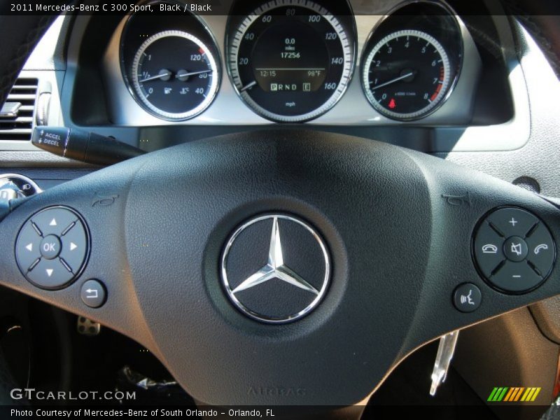 Black / Black 2011 Mercedes-Benz C 300 Sport
